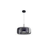 Amber Glass Dome Pendant Light – LED with Adjustable Cord