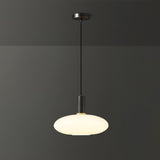 Milky Glass Pendant Light with Brass Hardware – Globe, Capsule or Oval