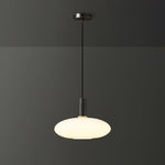 Milky Glass Pendant Light with Brass Hardware – Globe, Capsule or Oval