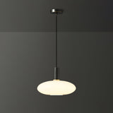 Milky Glass Pendant Light with Brass Hardware – Globe, Capsule or Oval