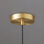 Milky Glass Pendant Light with Brass Hardware – Globe, Capsule or Oval