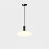 Milky Glass Pendant Light with Brass Hardware – Globe, Capsule or Oval