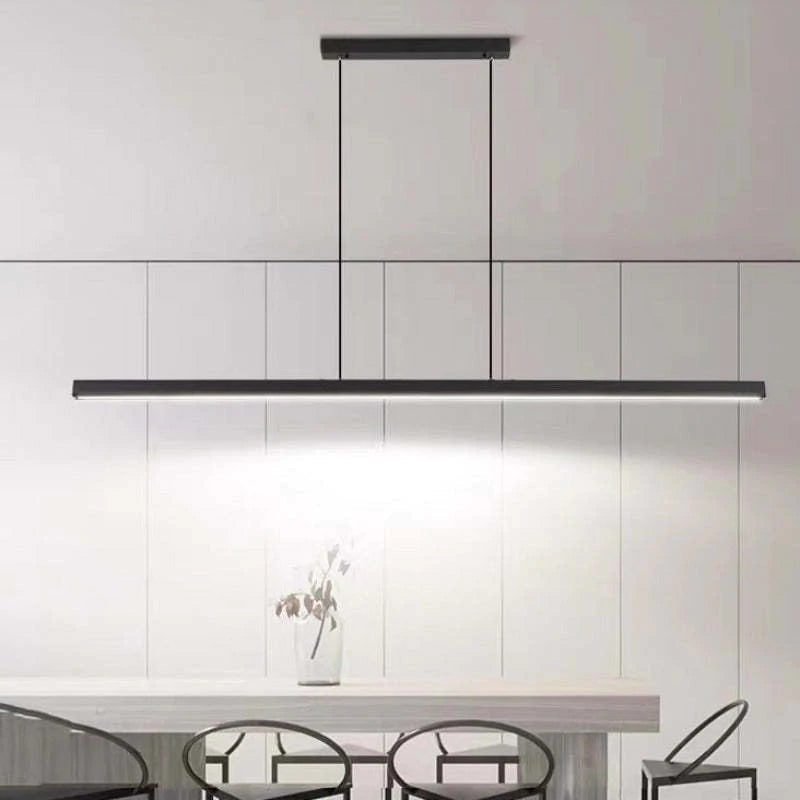 Linear LED Pendant Light – Adjustable Kitchen Island Light