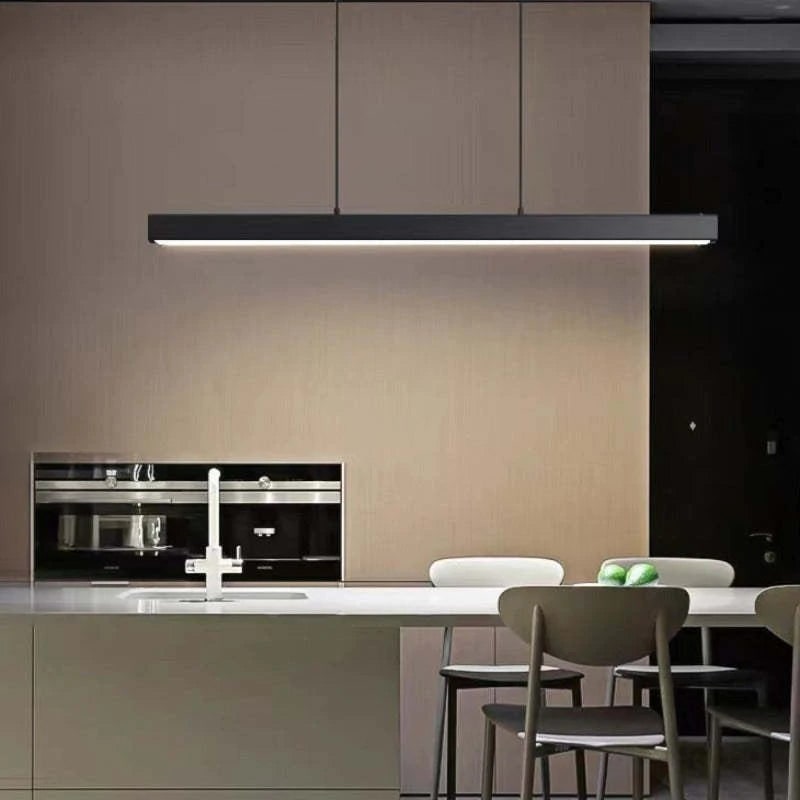 Linear LED Pendant Light – Adjustable Kitchen Island Light
