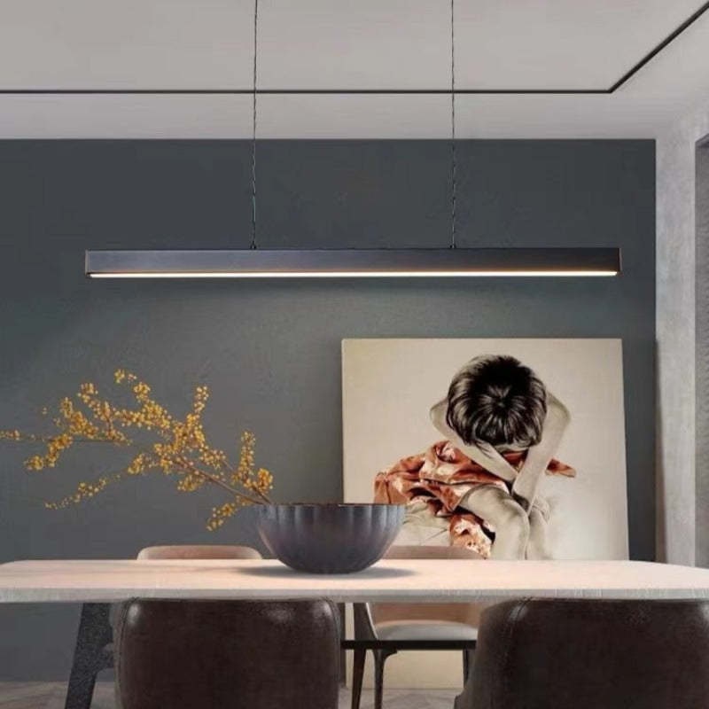 Linear LED Pendant Light – Adjustable Kitchen Island Light