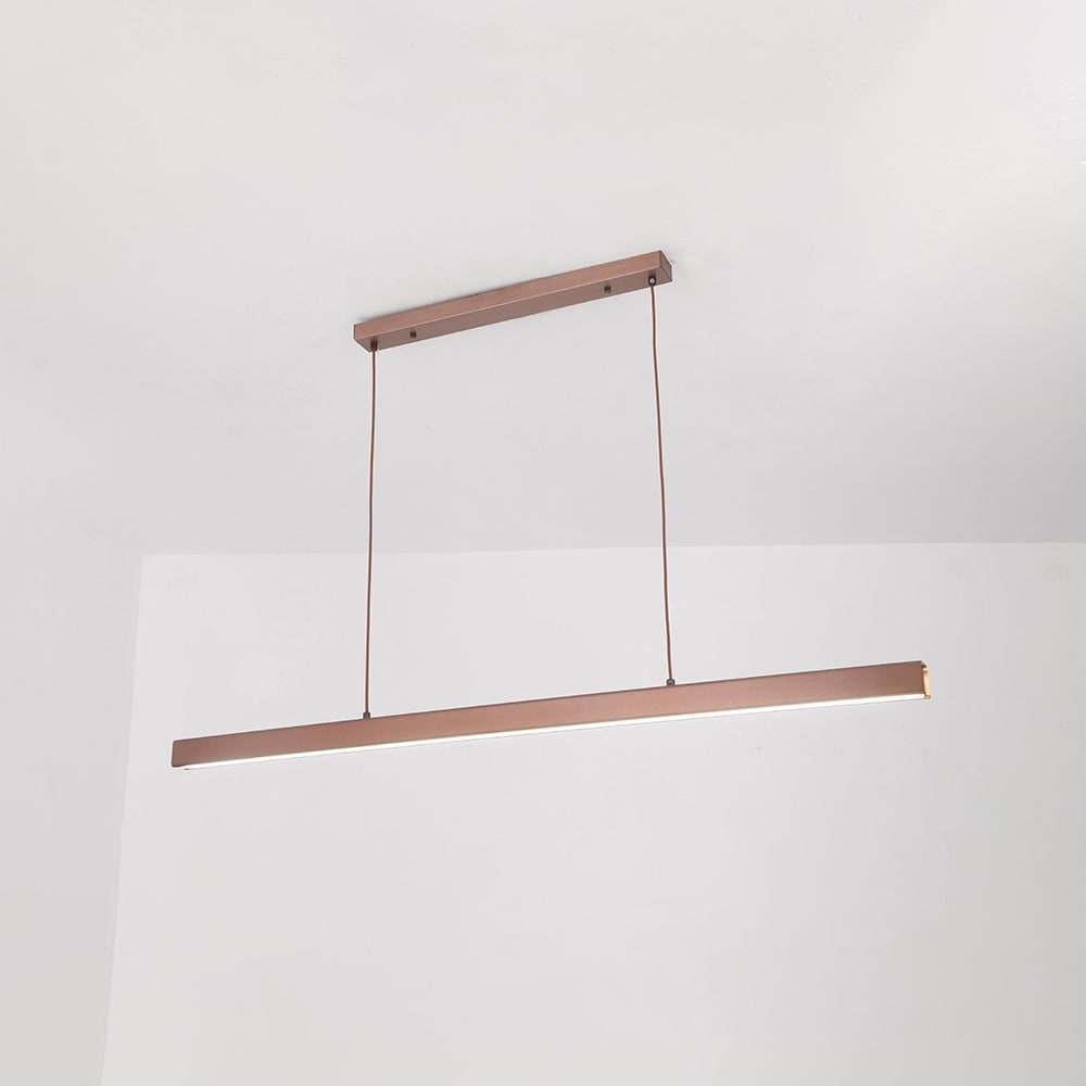 Linear LED Pendant Light – Adjustable Kitchen Island Light