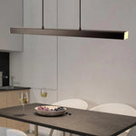 Linear LED Pendant Light – Adjustable Kitchen Island Light