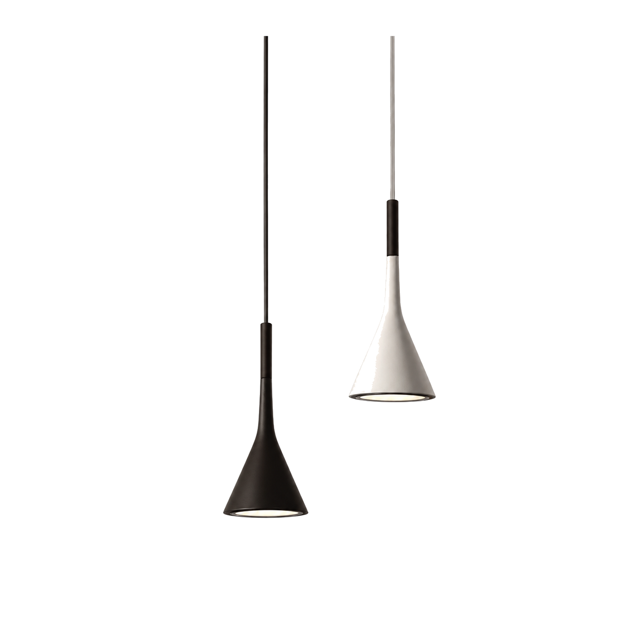 Minimalist Cone Pendant Light – Adjustable Cord Modern Ceiling Lamp