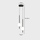Frosted Glass Globe Pendant Light – Minimalist LED Ceiling Light