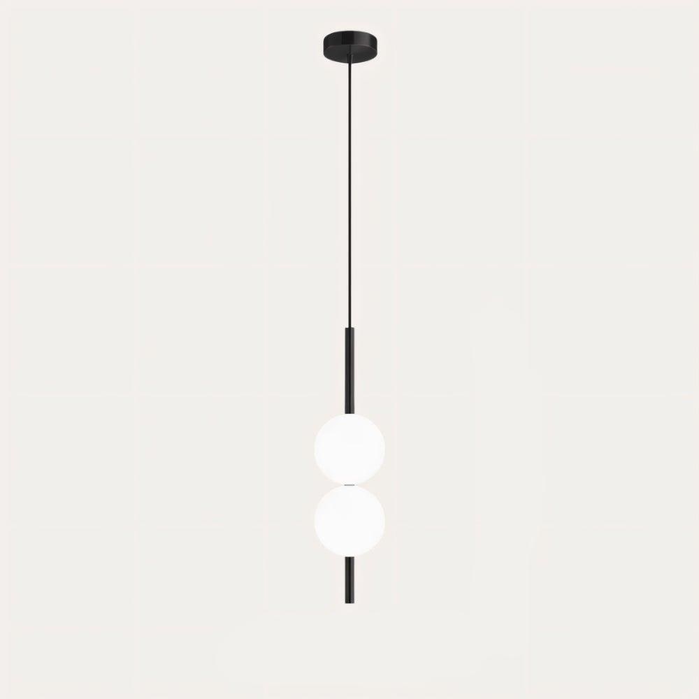Frosted Glass Globe Pendant Light – Minimalist LED Ceiling Light