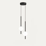 Frosted Glass Globe Pendant Light – Minimalist LED Ceiling Light