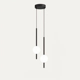 Frosted Glass Globe Pendant Light – Minimalist LED Ceiling Light