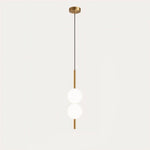 Frosted Glass Globe Pendant Light – Minimalist LED Ceiling Light
