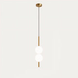 Frosted Glass Globe Pendant Light – Minimalist LED Ceiling Light