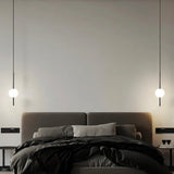 Frosted Glass Globe Pendant Light – Minimalist LED Ceiling Light