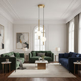 Frosted Glass Globe Pendant Light – Minimalist LED Ceiling Light